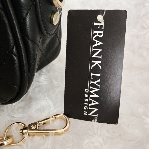 Frank Lyman Black Bag Gorgeous Classic NWT Frank Lyman Crossbody Bag - Picture 4 of 7